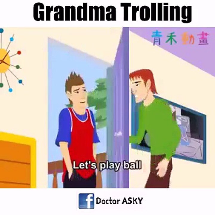 Grandmother and Peanuts Trolled like a boss