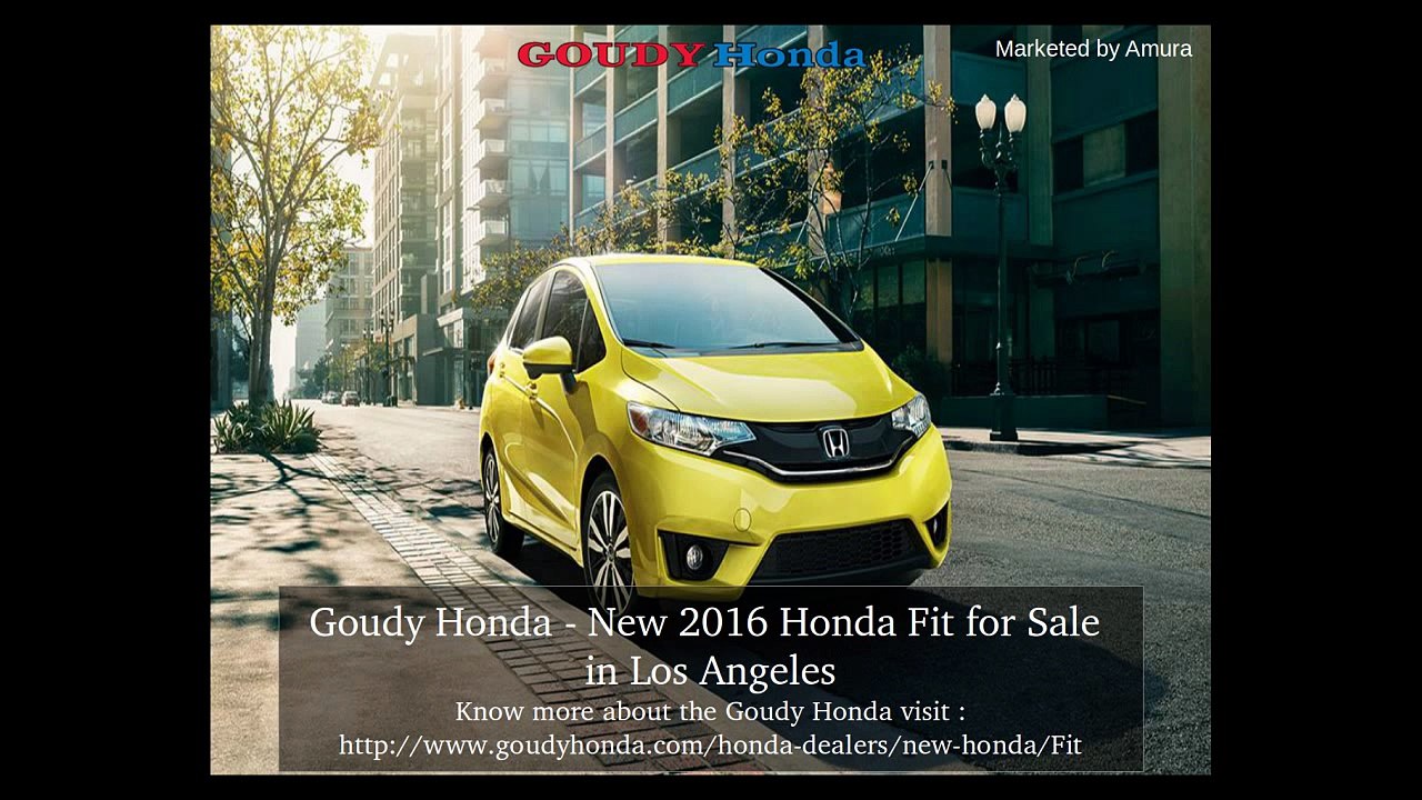 Goudy Honda - Buy 2016 Honda Fit in Alhambra CA