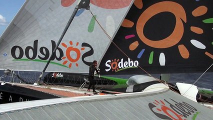 Jour 10 - Sodebo Ultim' (Ultime) - Transat Jacques Vabre 2015