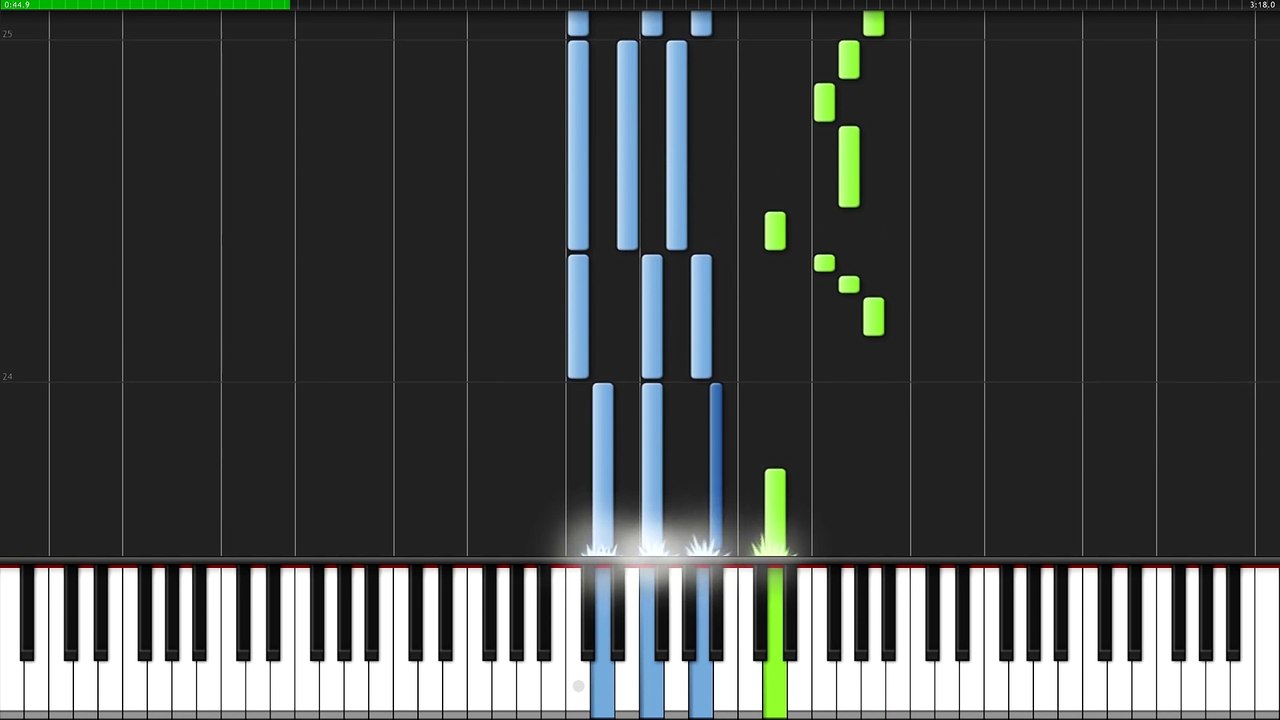 Grenade - Bruno Mars [Piano Tutorial] (Synthesia)