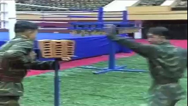 Korean martial arts training - body conditioning