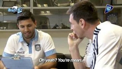 【ドッキリ】メッシにアグエロがインタビューしてみた！サプライ