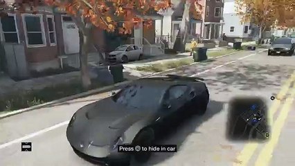 Watch Dogs The Fastest Car in game (Papavero) With Stealth Abilities Good Driving