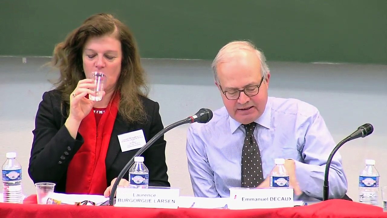 IRDEIC-IMH_La protection des droits de l'homme par les cours supranationales_10-Table ronde : "Quel avenir commun en matière de protection supranationale des droits de l'homme ?" (L. Burgorgue-Larsen, E. Decaux, J. Laffranque, F. Ougergouz)