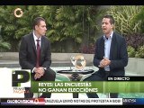 Reyes: Las encuestas no ganan elecciones