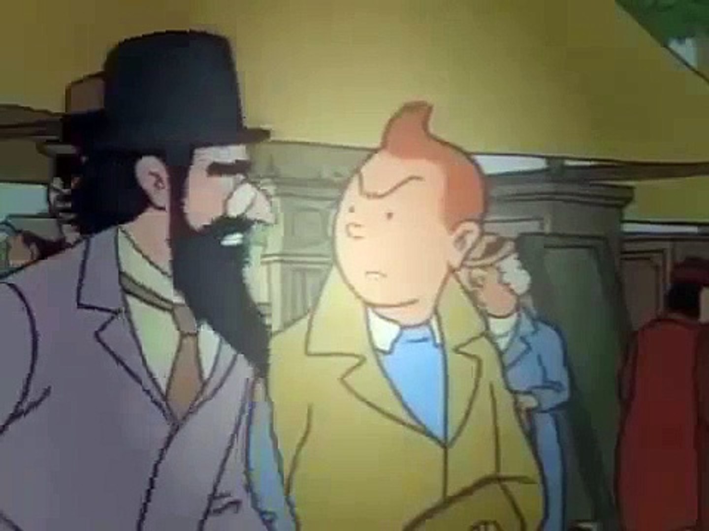 Les Aventures De Tintin En Francais Dessin Anime Le Secret De La Licorne
