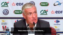 Deschamps parle de Diarra