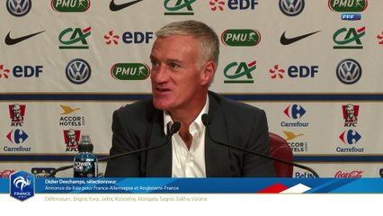 Didier Deschamps explique pourquoi il ne retient pas Benzema et Valbuena