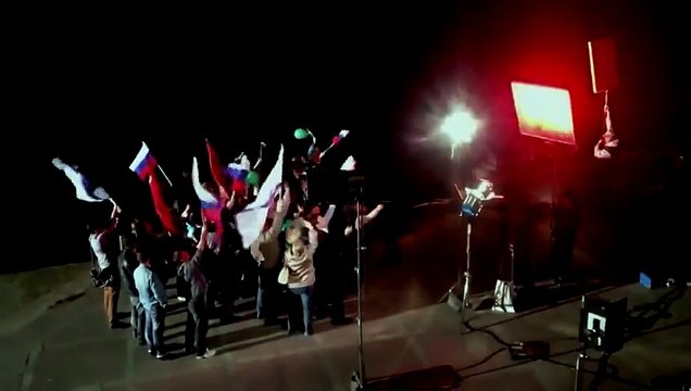 Конфуз на РосТВ: скрытая съемка того как снимают многолюдный митинг.