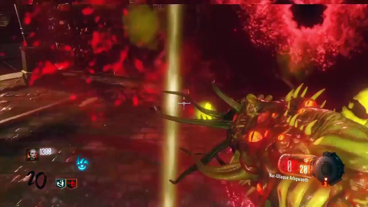 BO3 Shadows of Evil Zombies - Shadows of Evil "Nar-Ullaqua Arbgwaoth" Wonder Weapon Gameplay!