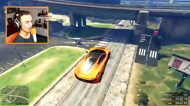 KWEBBELKOP-WORLDS BIGGEST SPIRAL EVER! (GTA 5 Funny Moments)