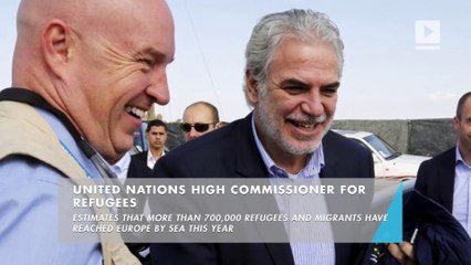 The Latest: UN refugee agency expects 5,000 migrants a day