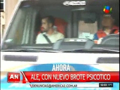 Pronto.com.ar Matías Alé tuvo un nuevo brote psicótico