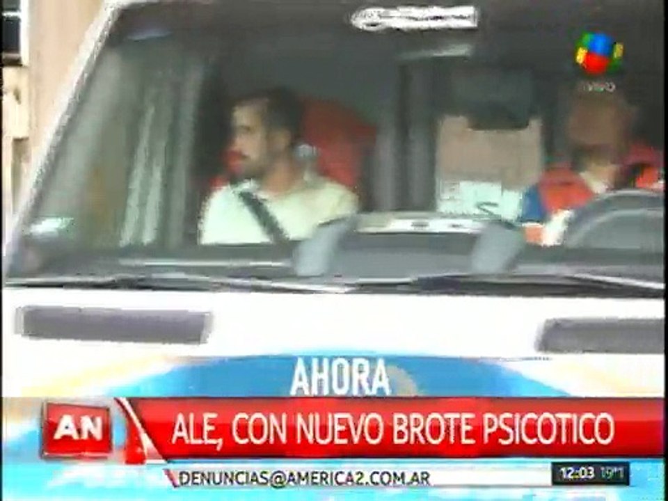 Pronto.com.ar Matías Alé tuvo un nuevo brote psicótico