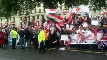 اتحاد االمصريين في اوروبا يحتفل بوصول السيسي  بريطانيا