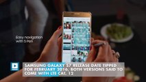 Samsung Galaxy S7 release date tipped for February 2016