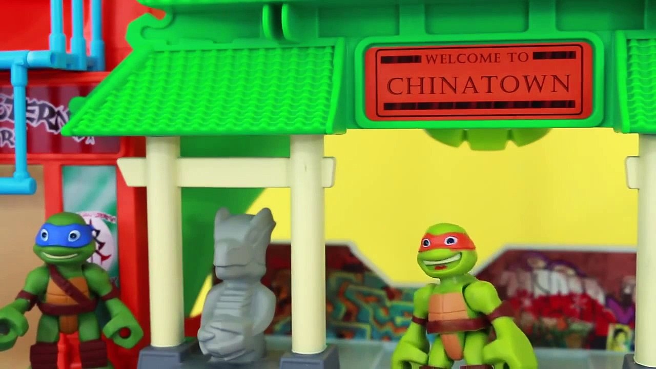 TMNT Teenage Mutant Ninja Turtles Pizza Half Shell Toys Video Fighting Master Splinter Fun