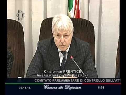 Roma - Fenomeno migratorio, audizione Ambasciatore Gran Bretagna, Prentice (05.11.15)