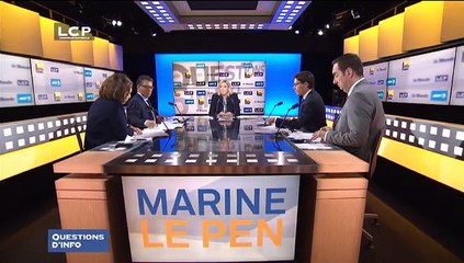Marine tient la dragée haute aux journaleux et à leurs questions bêtes et orientées