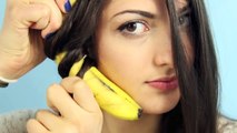 Fast HEATLESS curls with a Banana!?