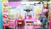 BARBIE BABYSITTER Toy Review Drink & Wet Pee Baby Diaper Girl Feeding Babies Barbie Doll V