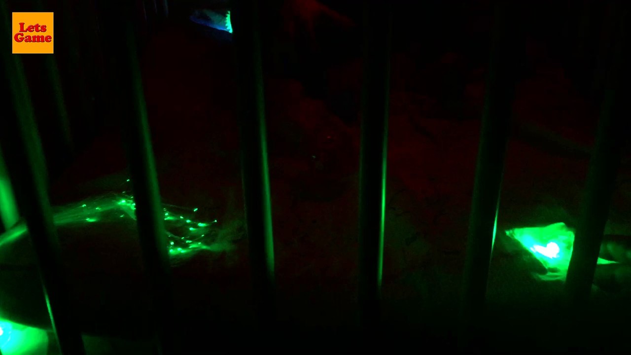 Играем со Светящимися Мячами - Playing with Luminous Balls