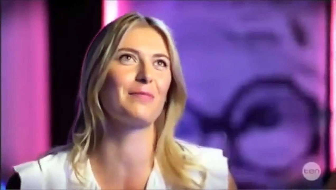 Maria Sharapova Funny Moments