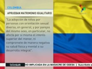 Colombia aprueba la adopción igualitaria