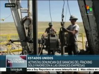Ambientalistas exigen el cese del uso del fracking en EE.UU.