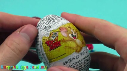 3 Surprise Eggs Thomas and Friends, Tom and Jerry, Donald Duck