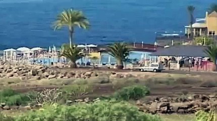 EXCLUSIVE: First footage of Tenerife Beer Pump explosion hotel, Bahia Principe Hotel, Co