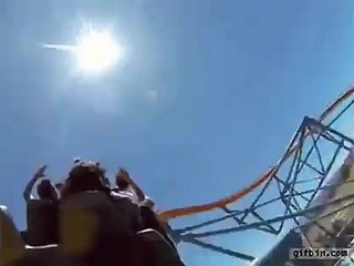 MAN LOOSES MOBILE PHONE DURING ROLLERCOASTER RIDE