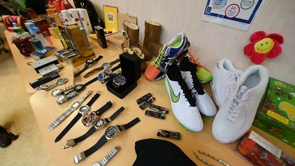 Dunkerque: destruction de contrefaçons.