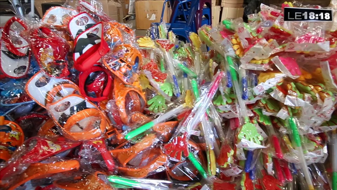 Le 18:18 - Marseille : l'incroyable stock de contrefaçons détruit par la douane