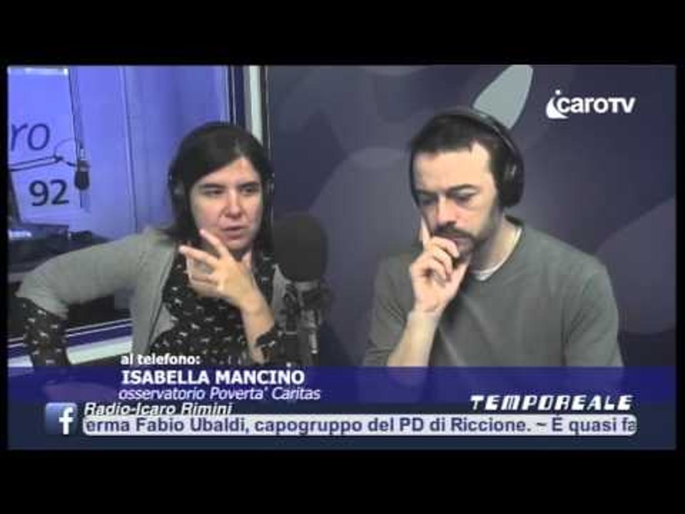 Icaro Tv. Osservatorio Povertà Caritas, a Tempo Reale Isabella Mancino