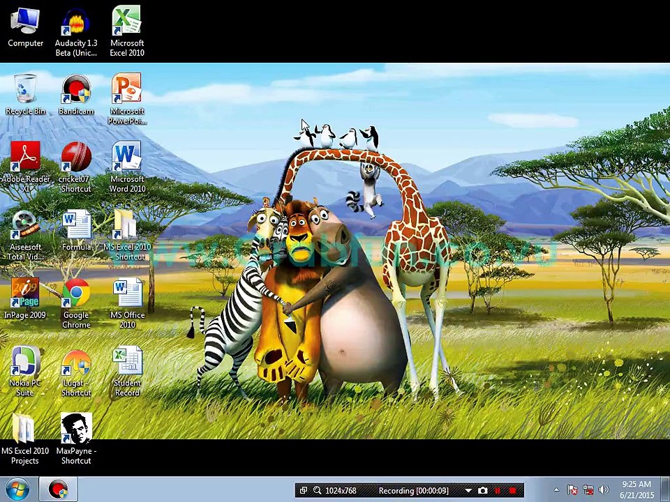 Projects MS Excel 2010 - Student Record - Part-9