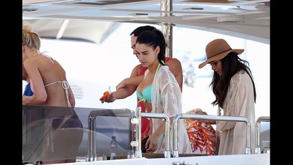 JESSICA LOWNDES in SEXY Bikini Top Out and About in Cannes