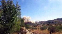 The Russian Air Force attacked militant locations in the Syrian provinces of Hama.