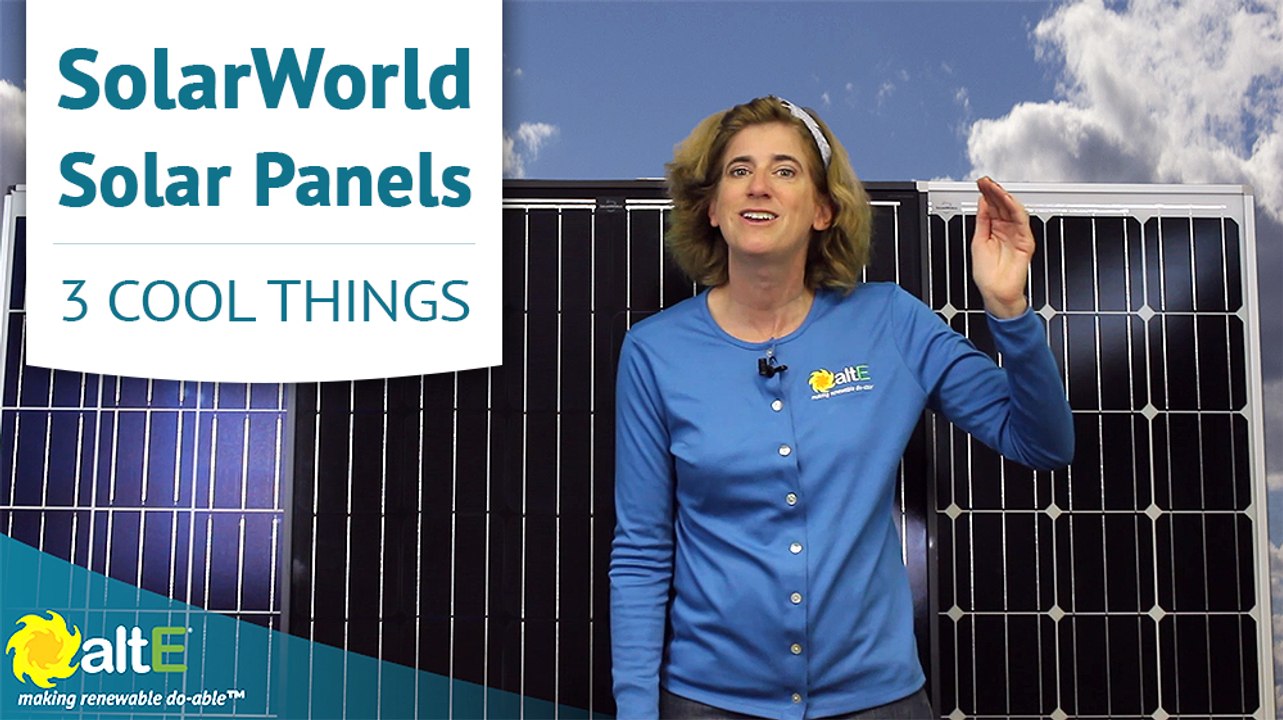 3 Cool Features of SolarWorld Panels