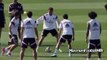 Cristiano Ronaldo Skills and Funny VS James Rodriguez in Real Madrid Training 2014