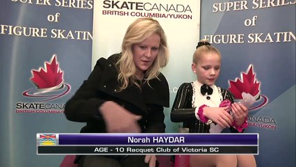 Hailey Yu - 2016 Skate Canada BC/YK Sectional Championships