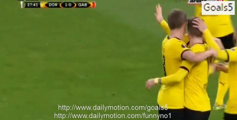 Marco Reus Goal Dortmund 1 - 0 Gabala Europa League 5-11-2015
