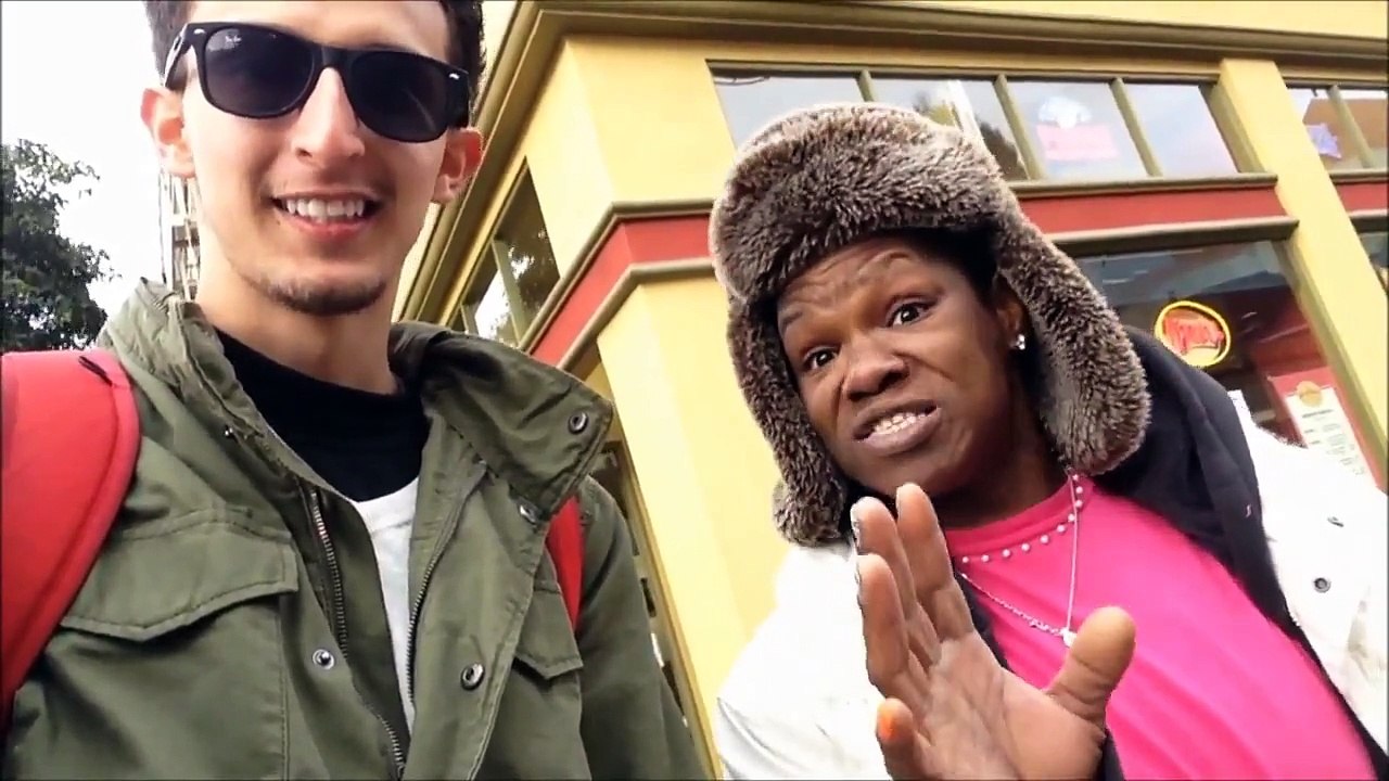 Giving The Homeless A Kiss They Will Never Forget!