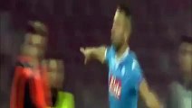 Omar El Kaddouri Goal -  Napoli vs FC Midtjylland 1-0 [5.11.2015] Europa League