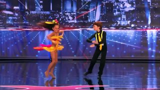 Yhsha & Danielap put a modern twist on a salsa routine on Americas Got Talent