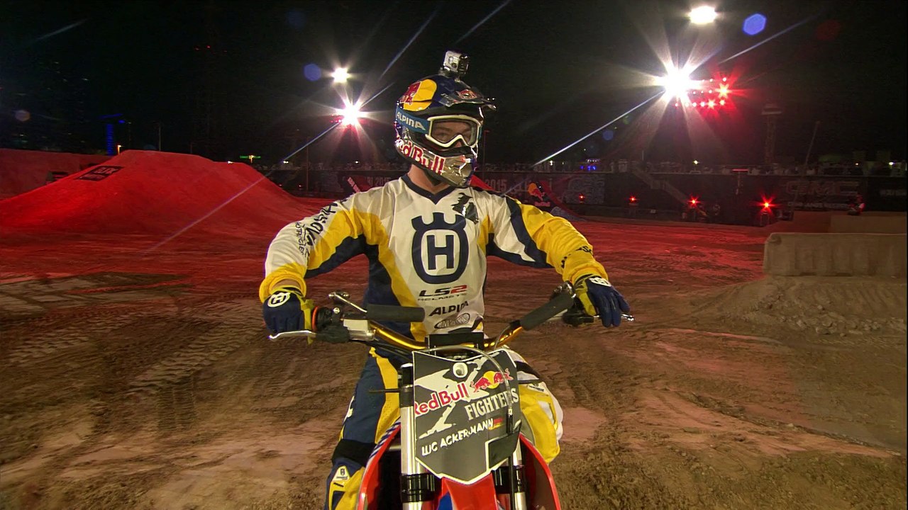 FMX Tricks From Luc Ackermann's POV | Red Bull X-Fighters 2015