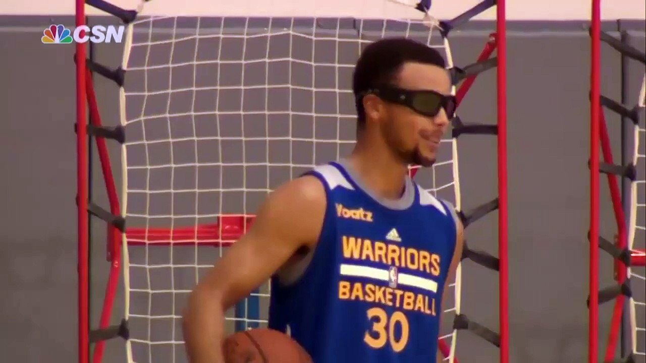 exercice de dribbles de Stephen Curry