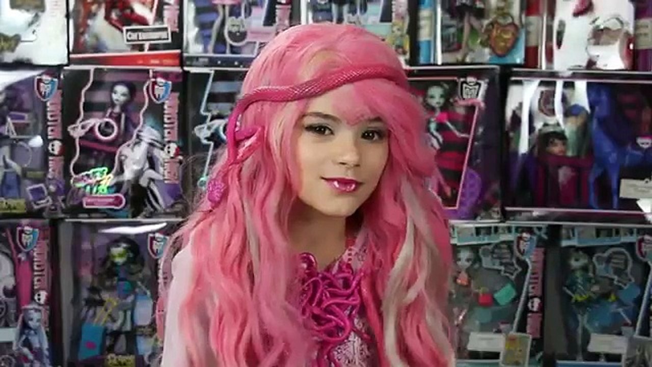 Monster High Viperine Gorgon Doll Makeup Tutorial for Halloween or Cosplay | Kittiesmama