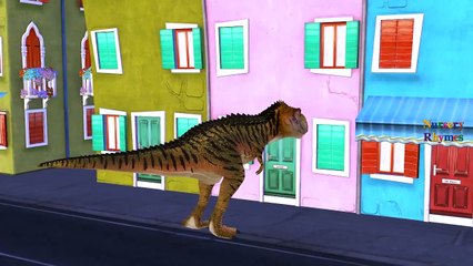 Wee Willie Winkie Rhymes Dinosaurs Cartoons for Children | Wee Willie Winkie Children Nurs