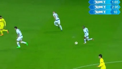 Maksim Vitus Goal 1-0 | Dinamo Minsk - Villarreal 05.11.2015 HD